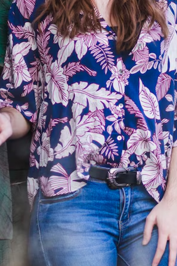 ChicEase Button-Down Shirt Top
