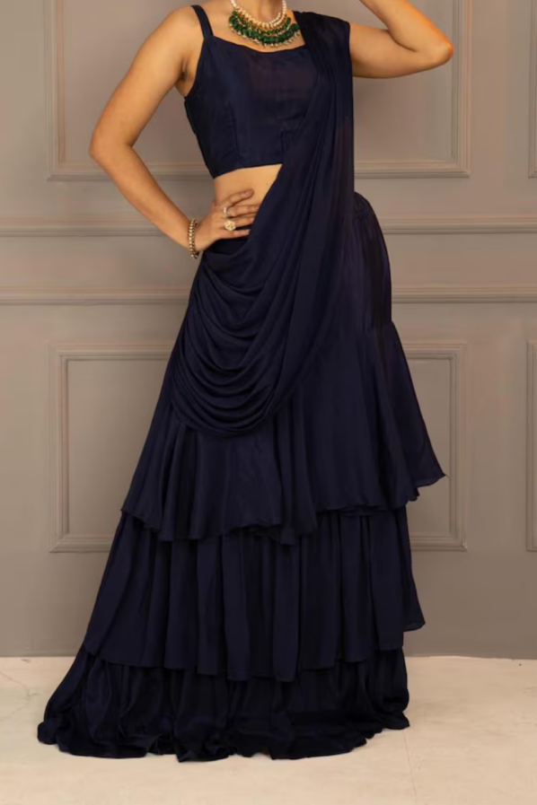 Aara Fusion Draped Elegance